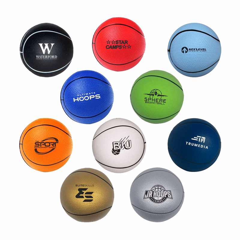 2 1/2" Basketball Stress Reliever