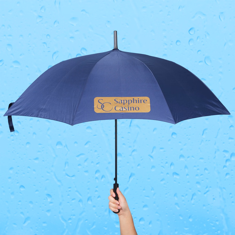EXECUTIVE UMBRELLA: 46" Arc with Straight Handle