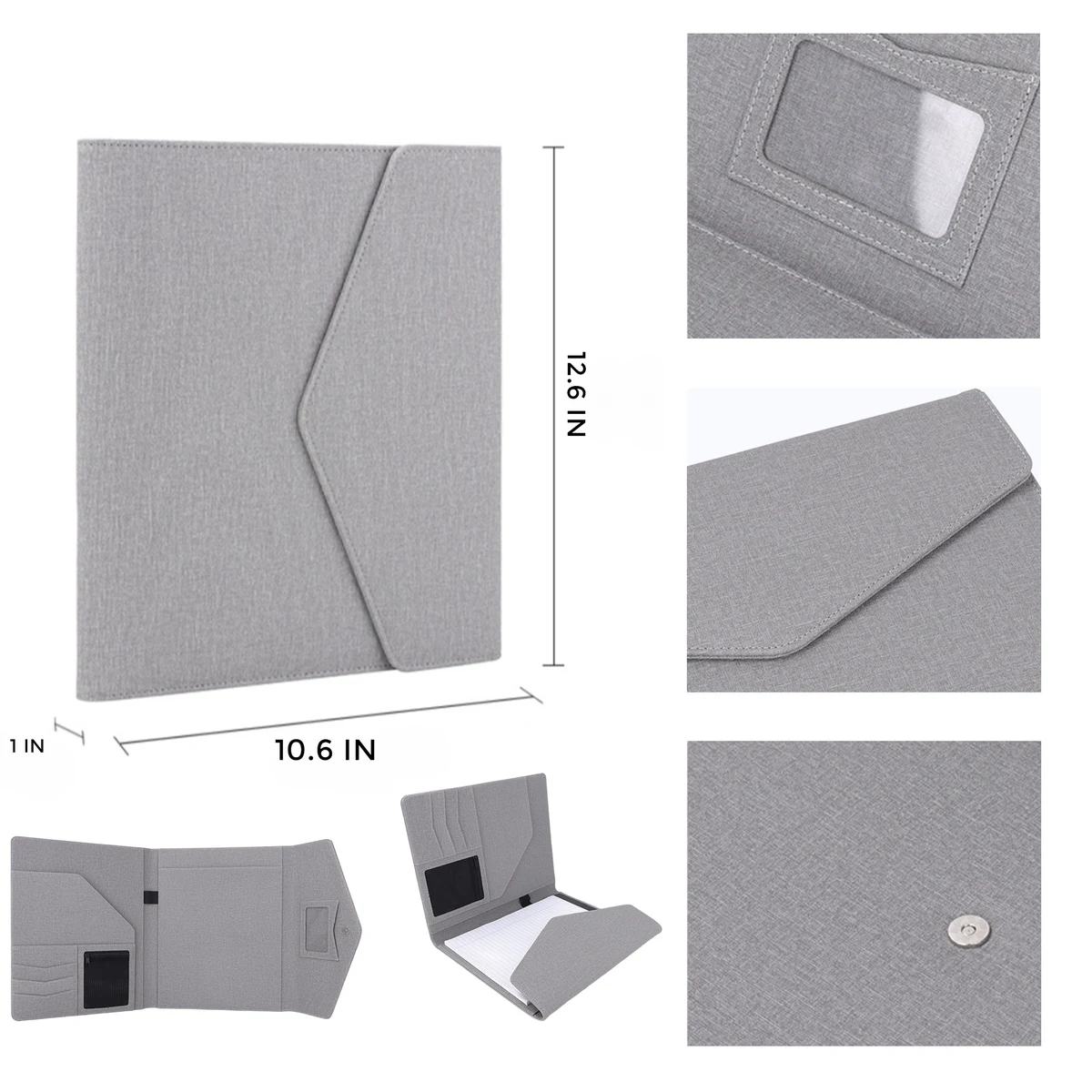 MOQ 10 PCS Durable Textured Document Bag 1