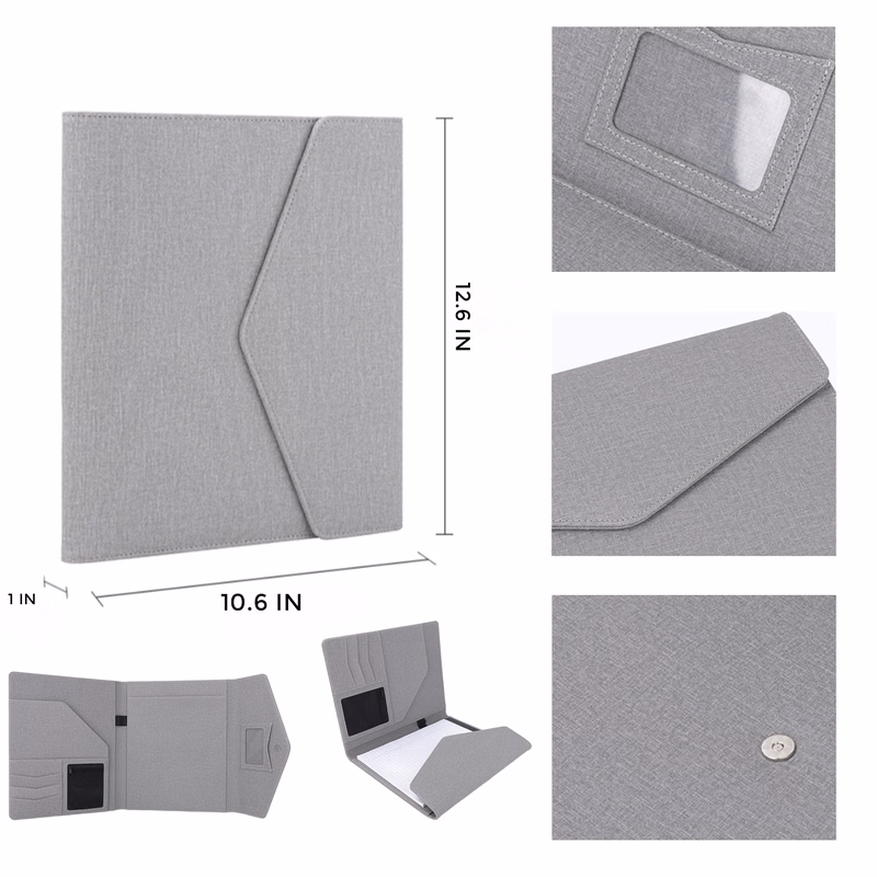 MOQ 10 PCS Durable Textured Document Bag