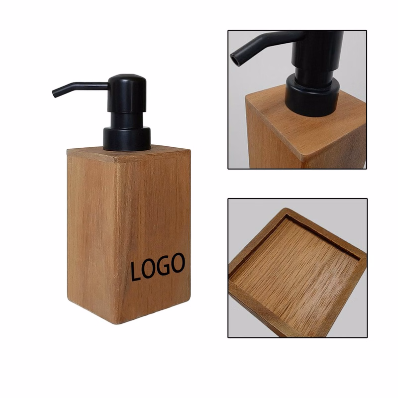 Wooden Shampoo Bottle