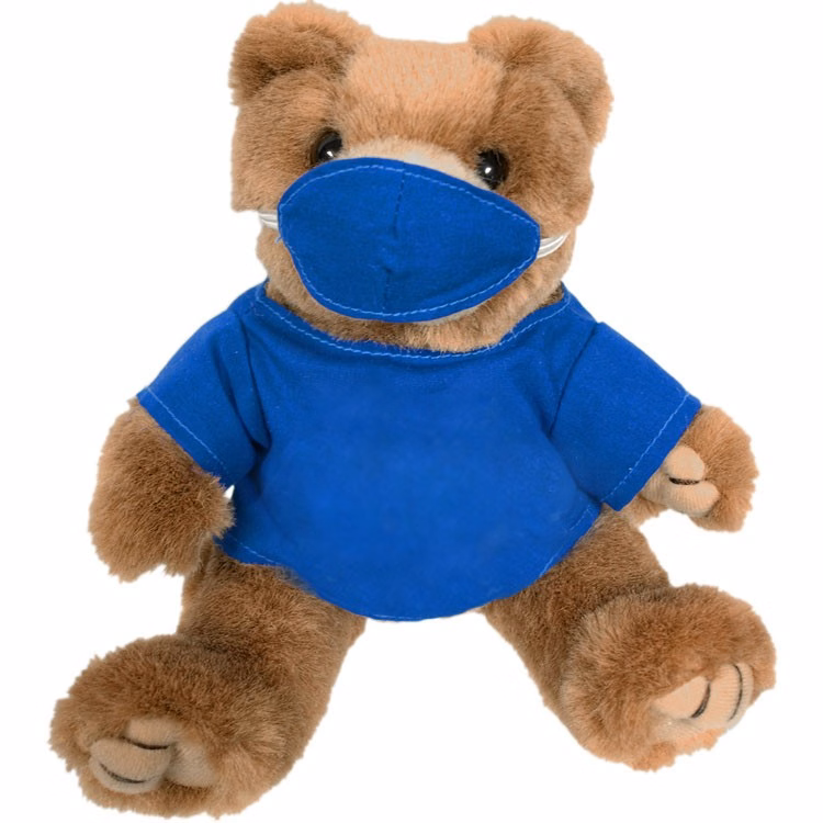 8" Royal Scrub Bear