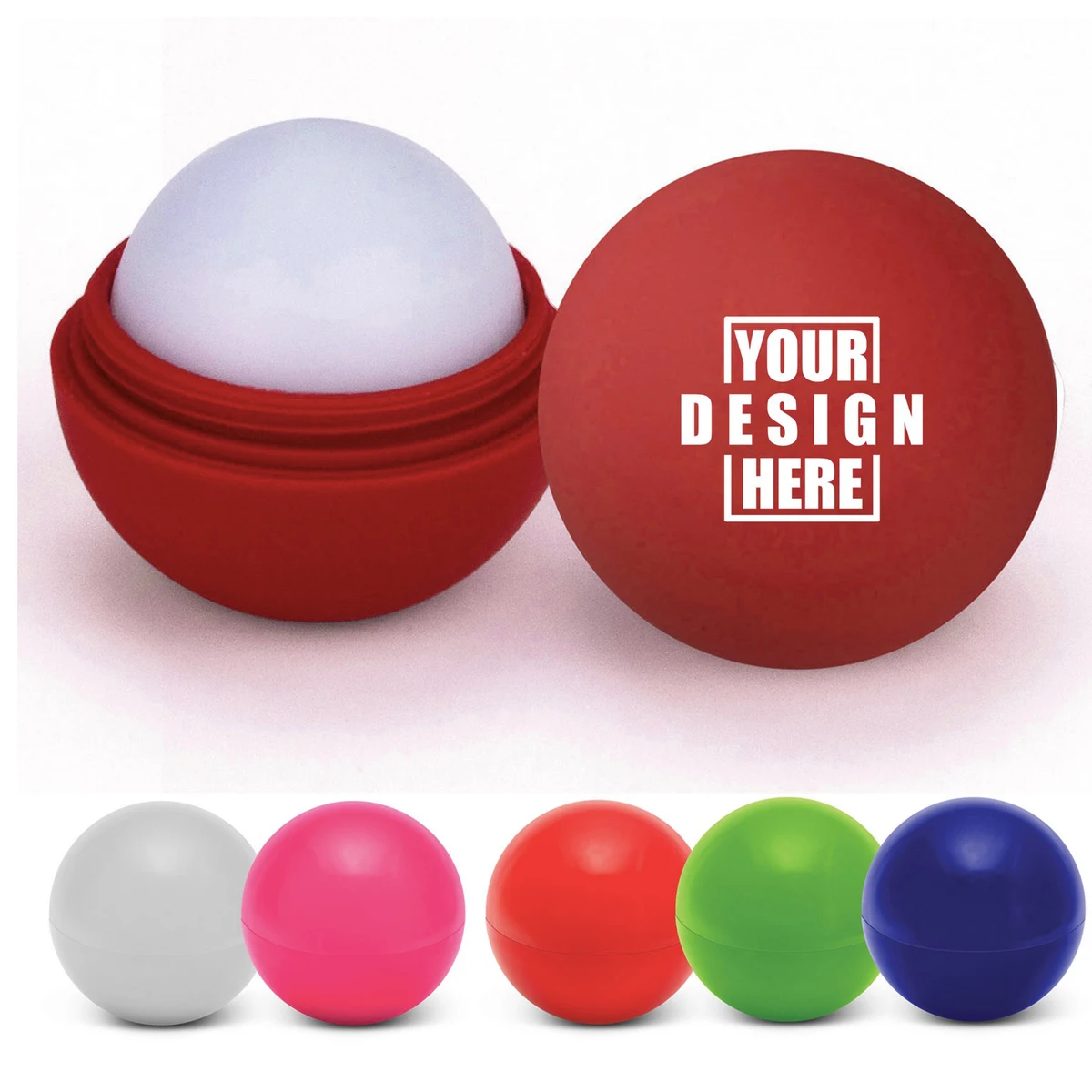 Round Lip Balm Moisturizer Ball 1