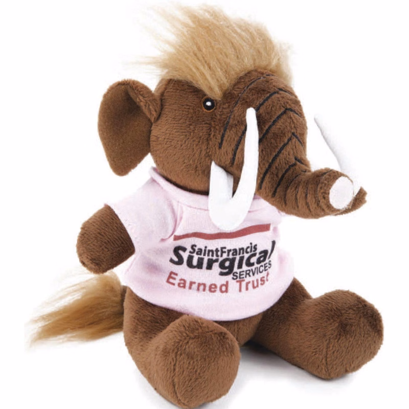 Super Soft Stuffed Animal, 8"- Mammoth