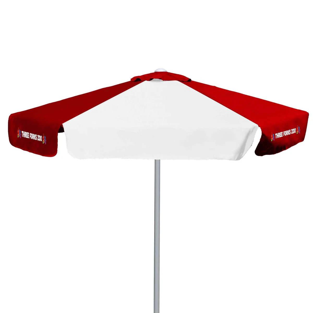 7' E-Z Glide Market Umbrella Kit with Valance (3 Imprints) 1