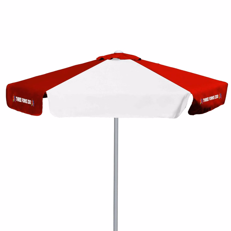 7' E-Z Glide Market Umbrella Kit with Valance (3 Imprints)
