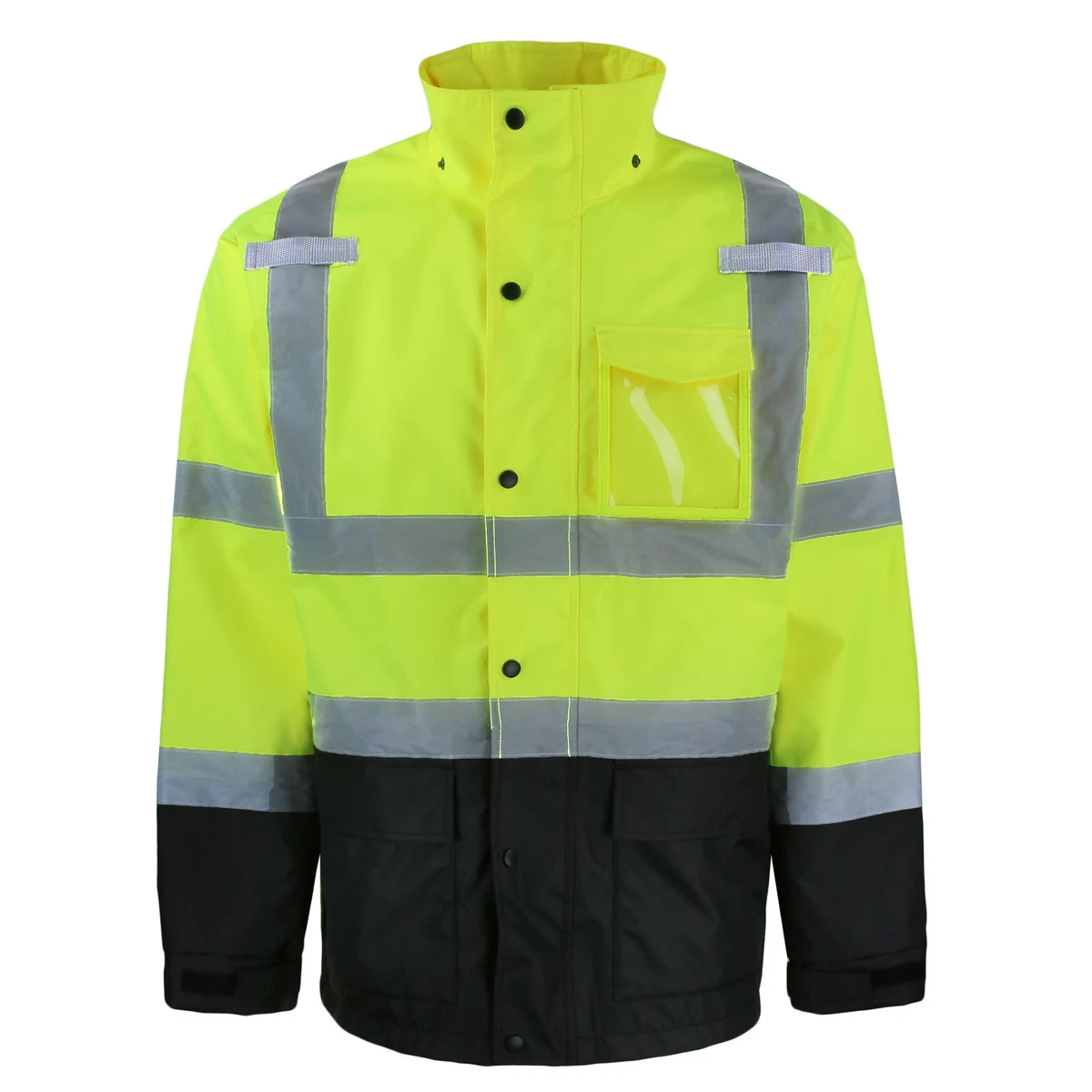 Safety Brite Class 3 Hi Vis Rain Jacket 1