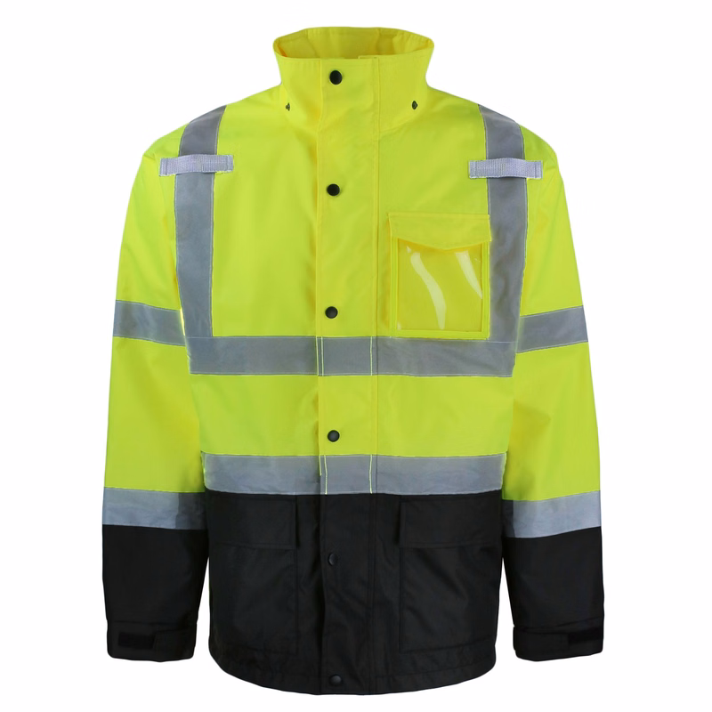 Safety Brite  Class 3 Hi Vis Rain Jacket