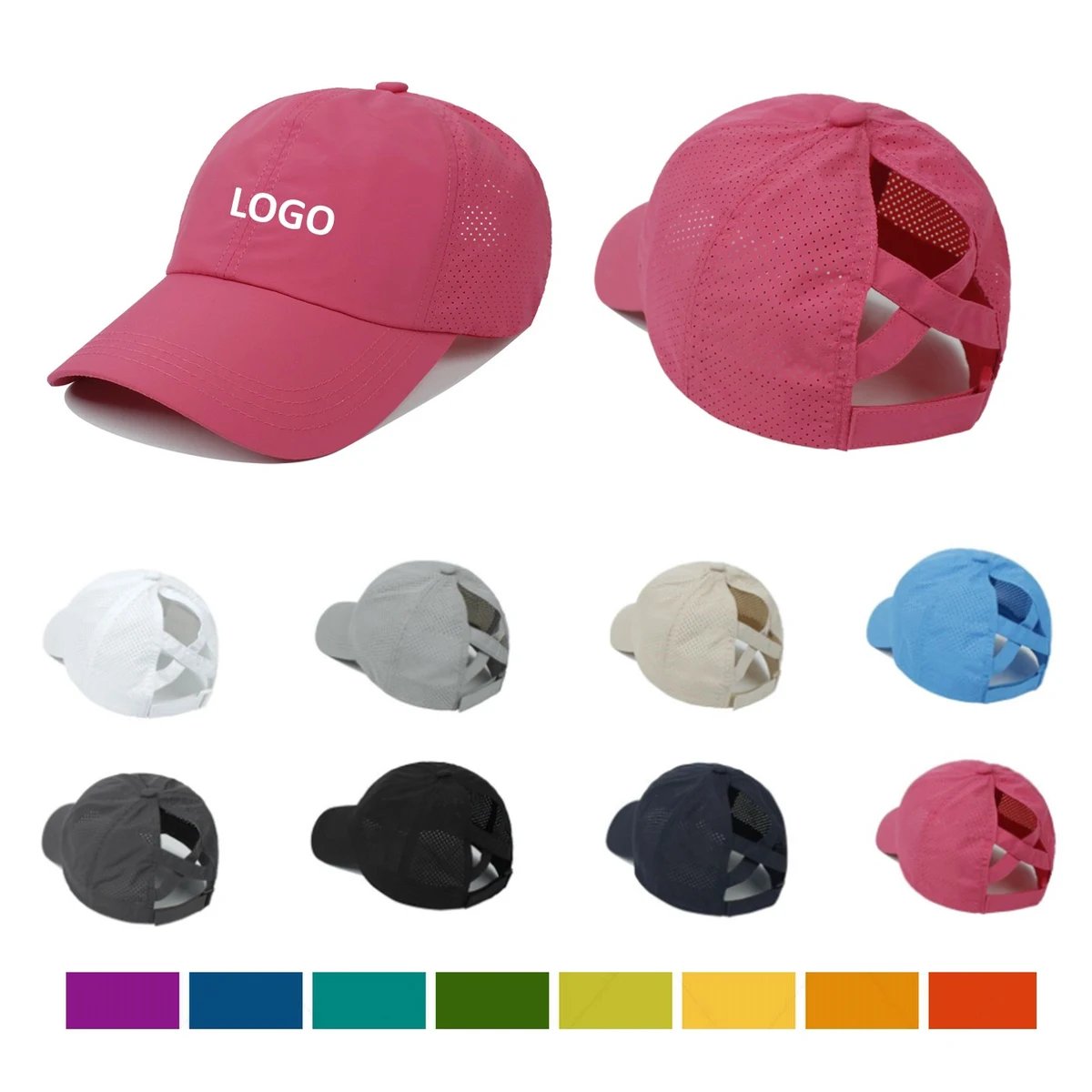 Dry Fit Ponytail Baseball Cap 1