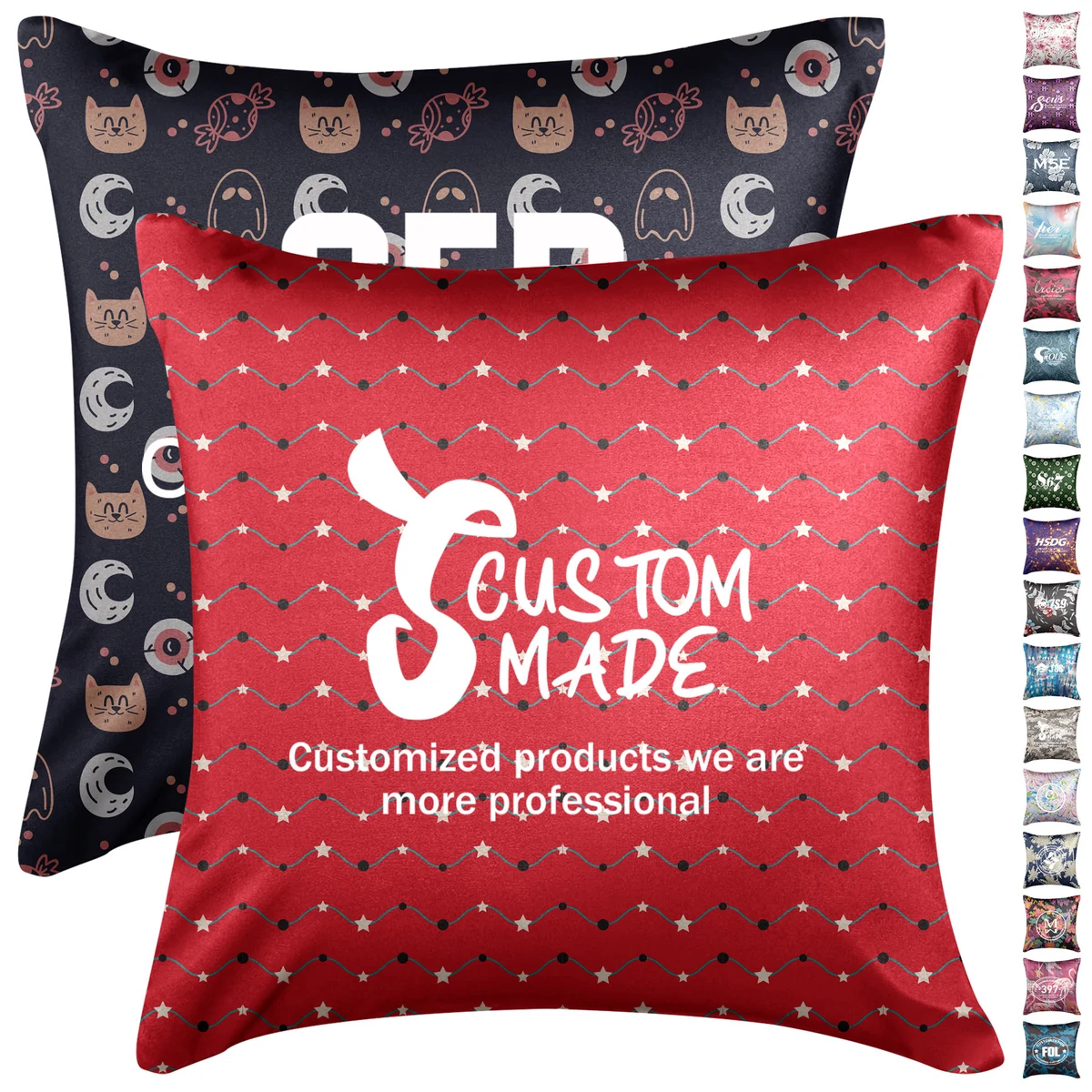 Full Color Printed Square Pillow 1