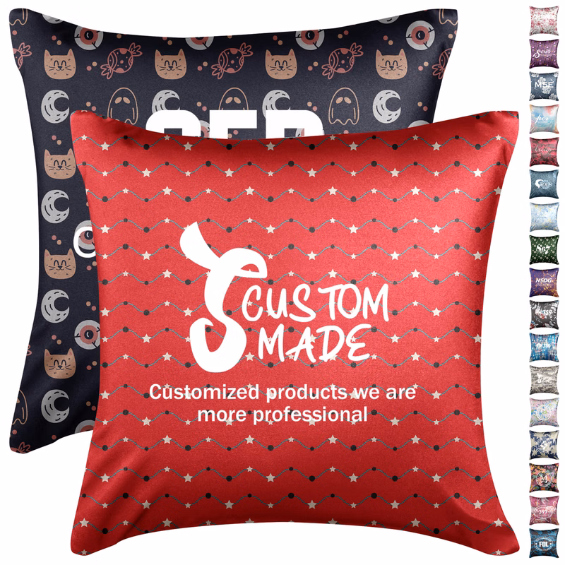 Full Color Printed Square Pillow