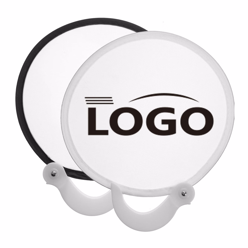 Foldable Flying Discs Fan With Handle