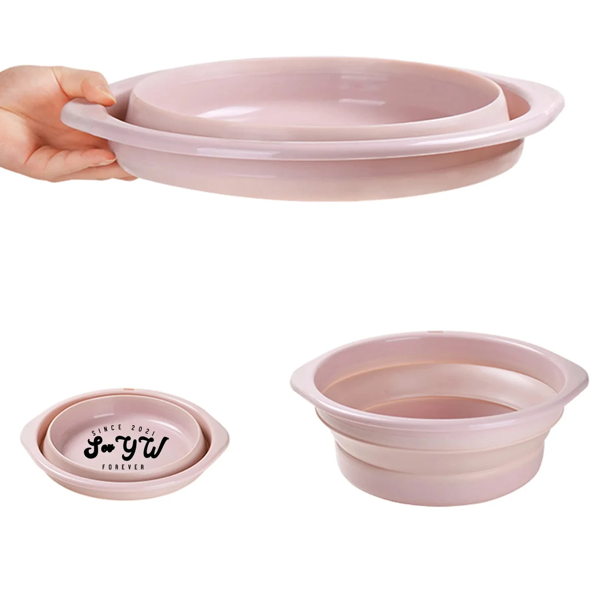 Plastic Folding Wash Basin 1