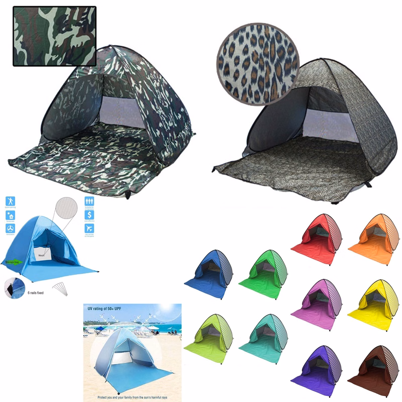 Automatic Pop Up Portable Outdoors Family Beach Tent