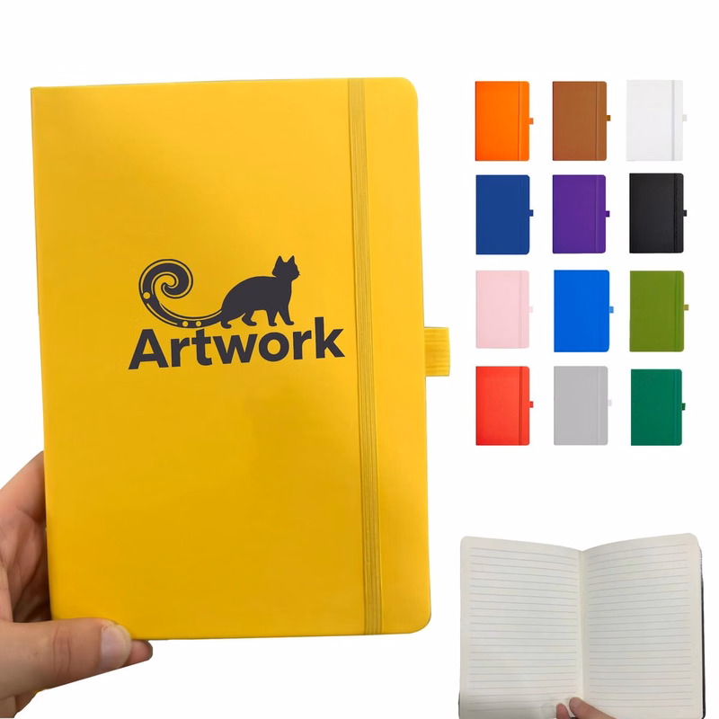 Pu Leather Strap Notebook