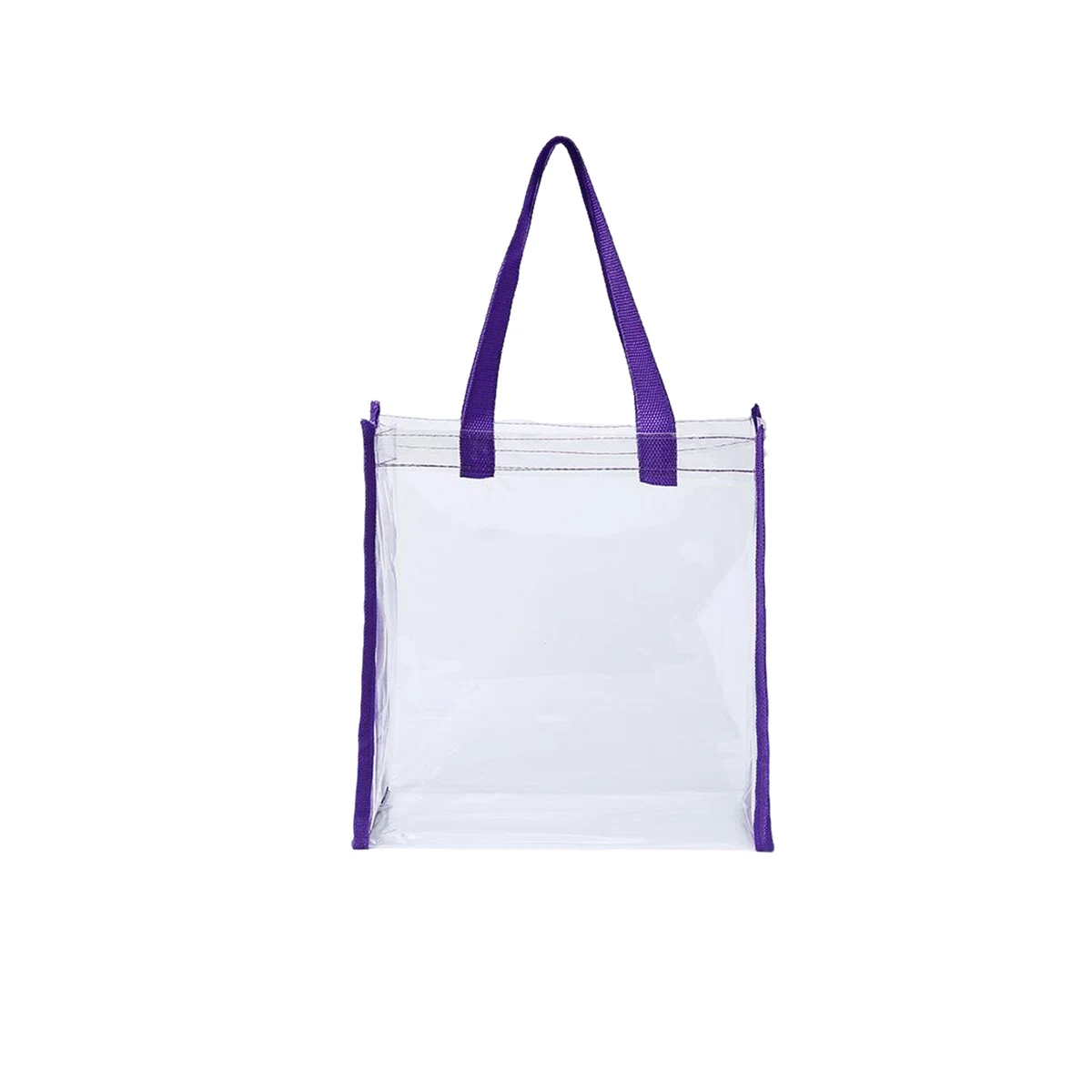 Clear PVC Stadium Tote Bag With Long Handles 1