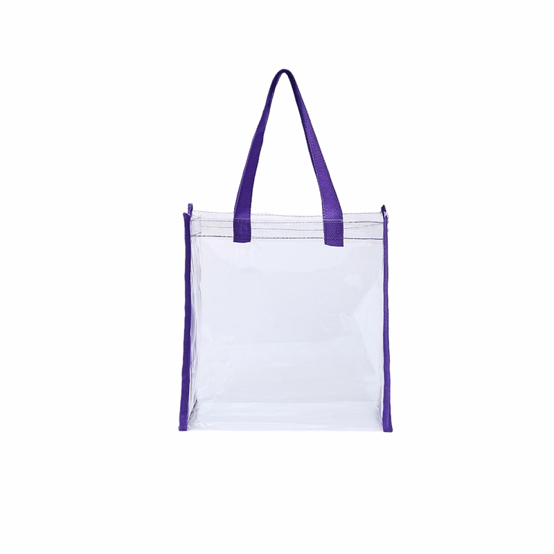 Clear PVC Stadium Tote Bag With Long Handles