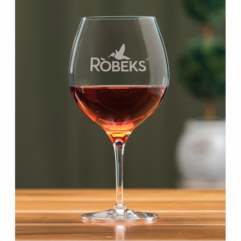 Europa Burgundy Stemware