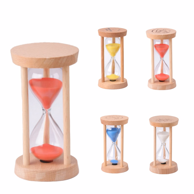 Wooden 3-Minute Hourglass Timer