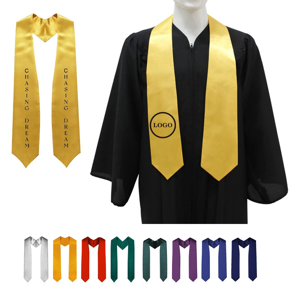 Unisex Adults Graduation Stoles Sashes 1