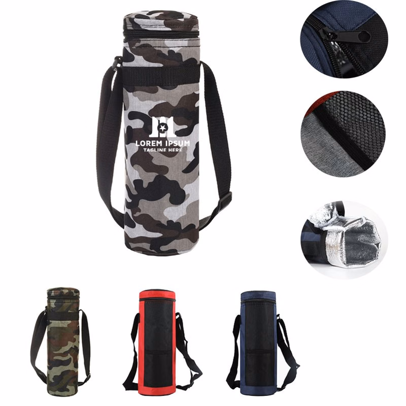 Oxford Insulated Wine Cooler Bag with Shoulder Strap