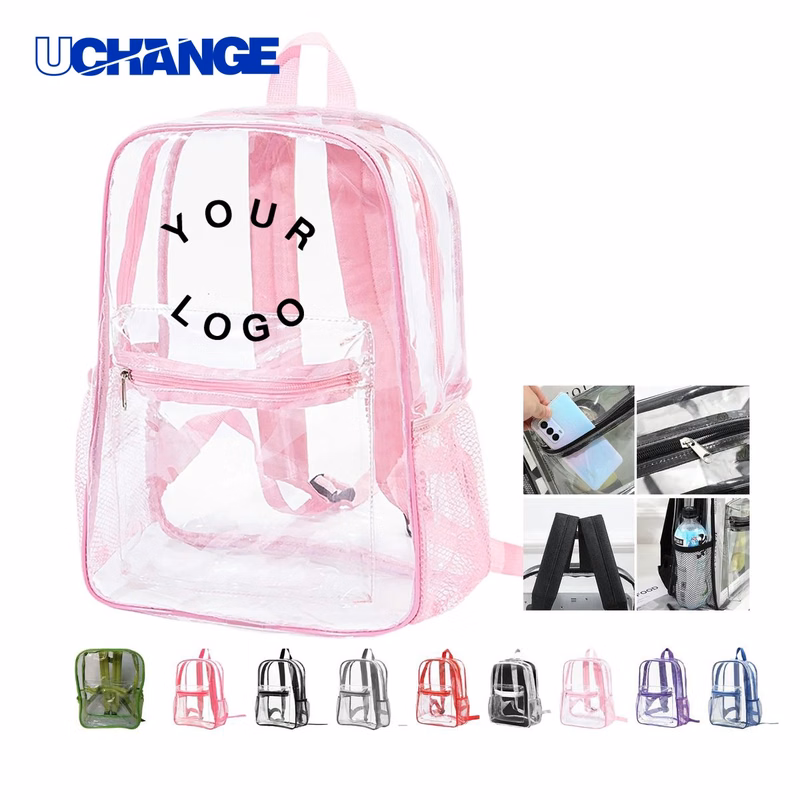 Waterproof Clear PVC Backpack Organizer 15 Inch