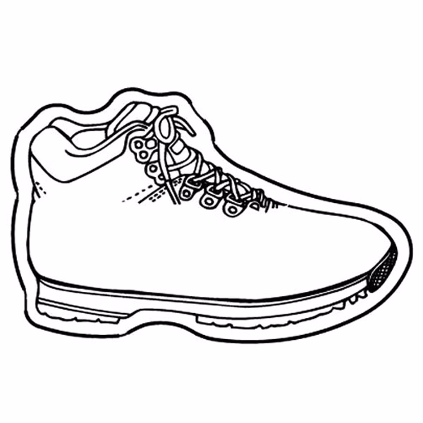 Hiking Boot Magnet - Full Color