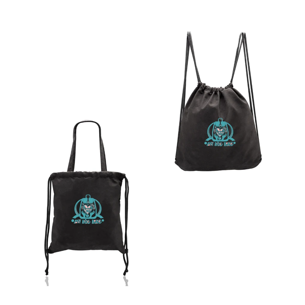 Milan Suede Drawstring Backpacks with Handles 1