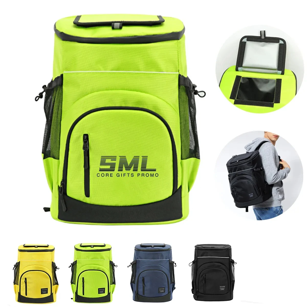 30L Large Capacity Picnic Food Bag Insulated Cooler Backpack 1