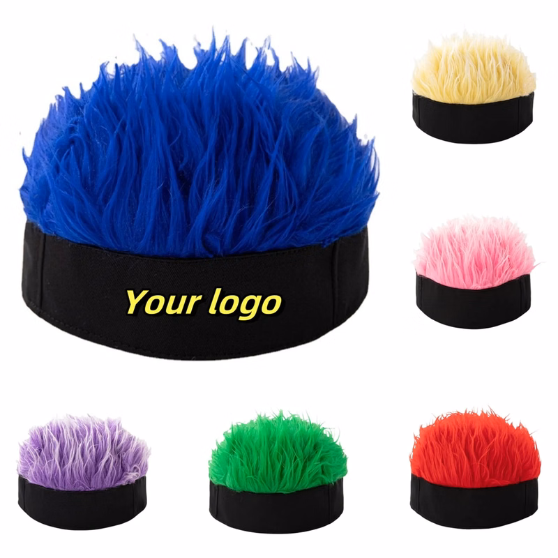 Full Color Charming Hip Hop Party Crazy Wig Hat