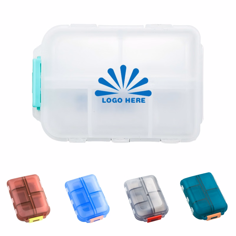 Double Layer 10 Grid Pill Box