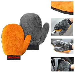 Polyester Double Sided Car Wash Gloves 1