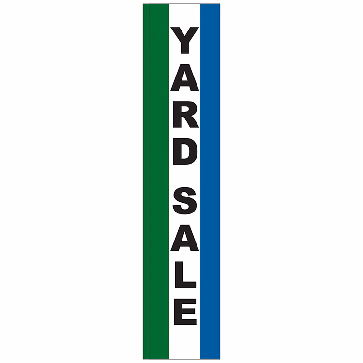 "YARD SALE" 3' x 15' Message Feather Flag