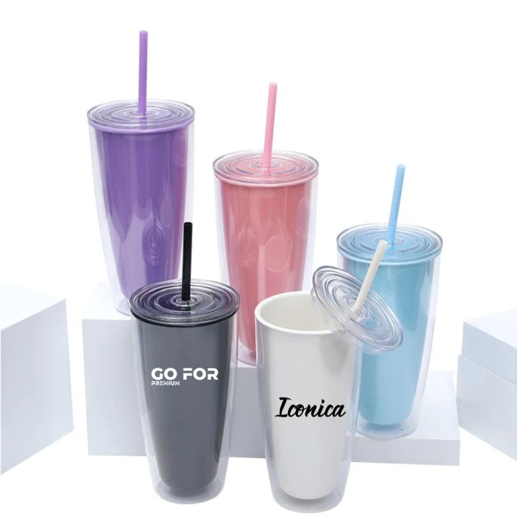 24 oz Double-Wall Straw Cup 1
