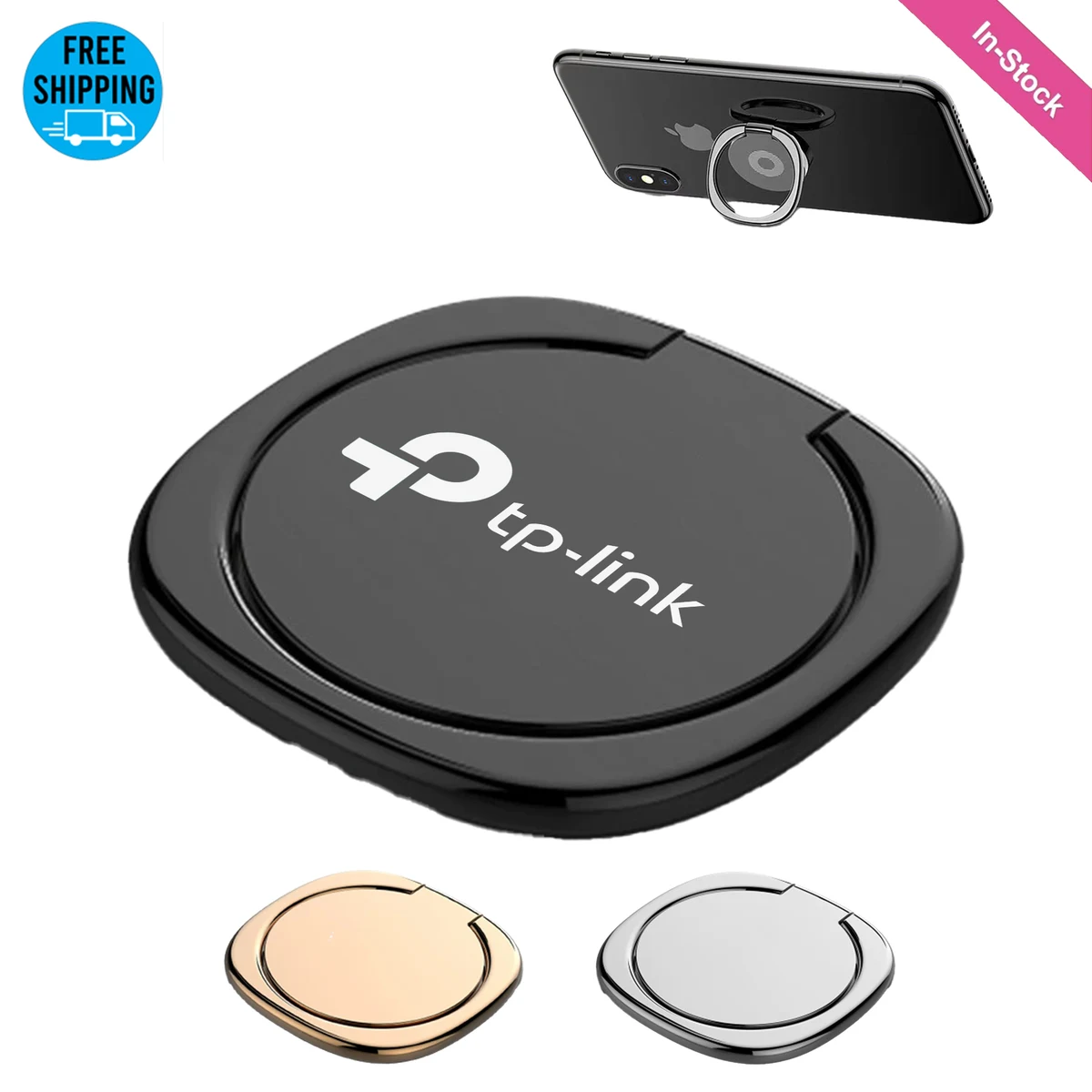 360 Degree Rotate Metal Cell Phone Stand Ring Holder 1