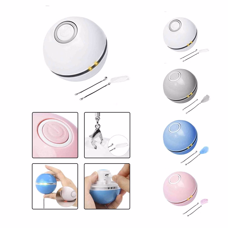 Cat Automatic Change Direction Toy Ball