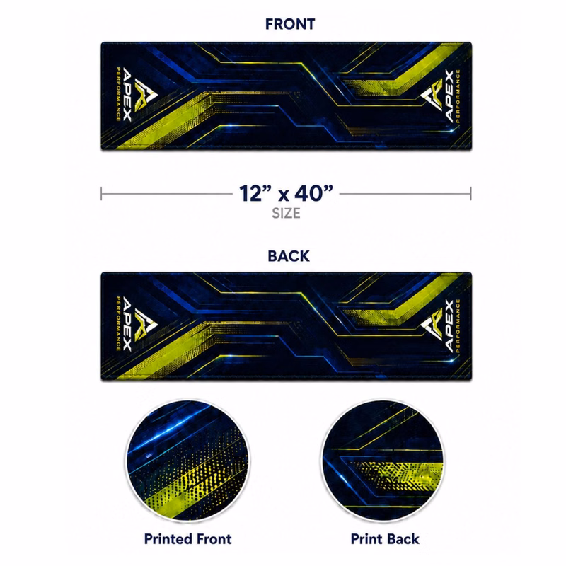 24 Hr Express Ship - Colored Cooling Towel, 12"x40", Edge to Edge sublimation 2 sides