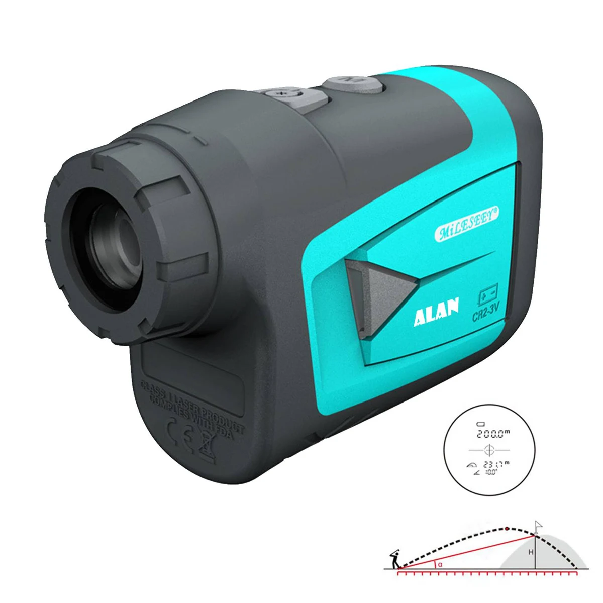 Portable Golf Laser Measuring Distance Telescope 1