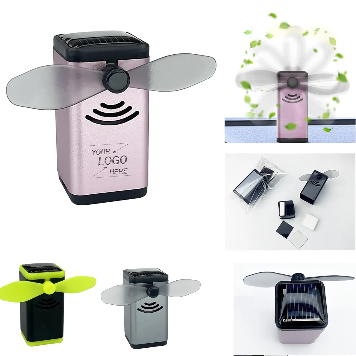Solar Powered Car Air Freshener Fan 1