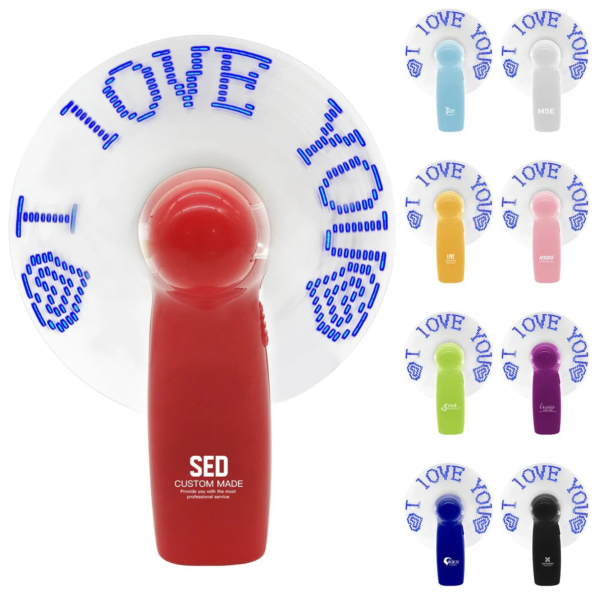 Portable Flash LED Fan 1