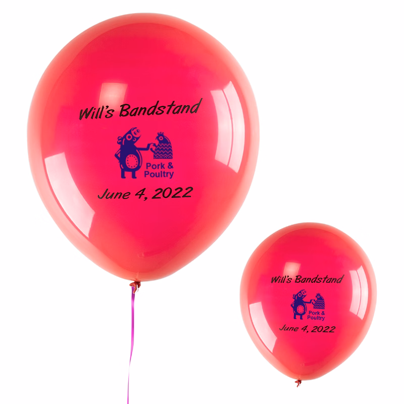 18" Standard Latex Balloon (2 Color Imprint)