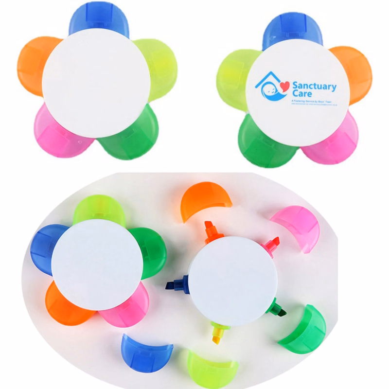 5 in 1 Fluorescent Nurse Highlighter Pen