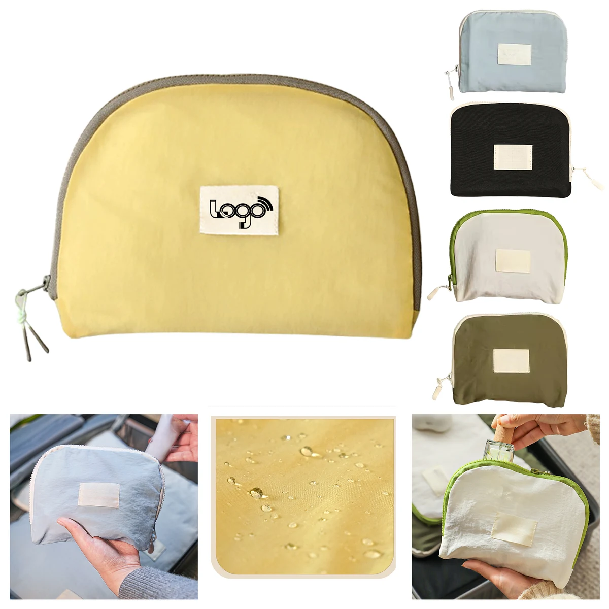 Water-Resistant Nylon Travel Pouch 1