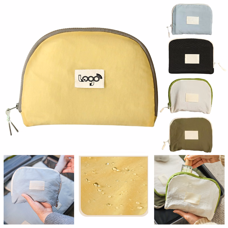 Water-Resistant Nylon Travel Pouch