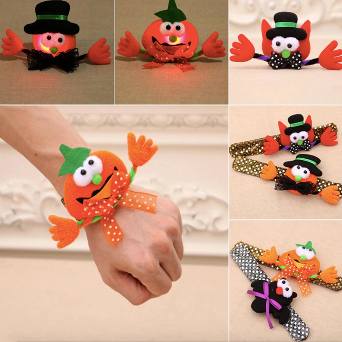 Halloween Luminous Clap Ring Bracelet 1