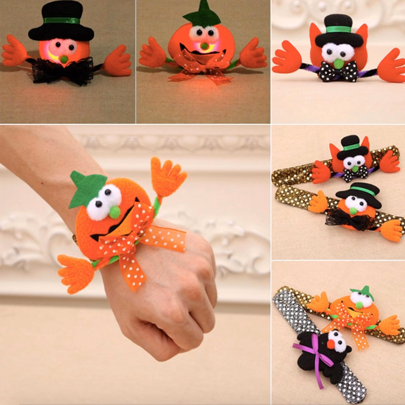Halloween Luminous Clap Ring Bracelet