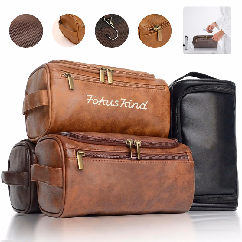 Leather Toiletry Bag