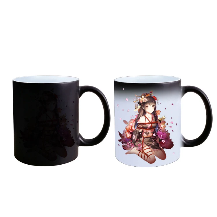 Heat Sensitive Thermal Coffee Cup 1
