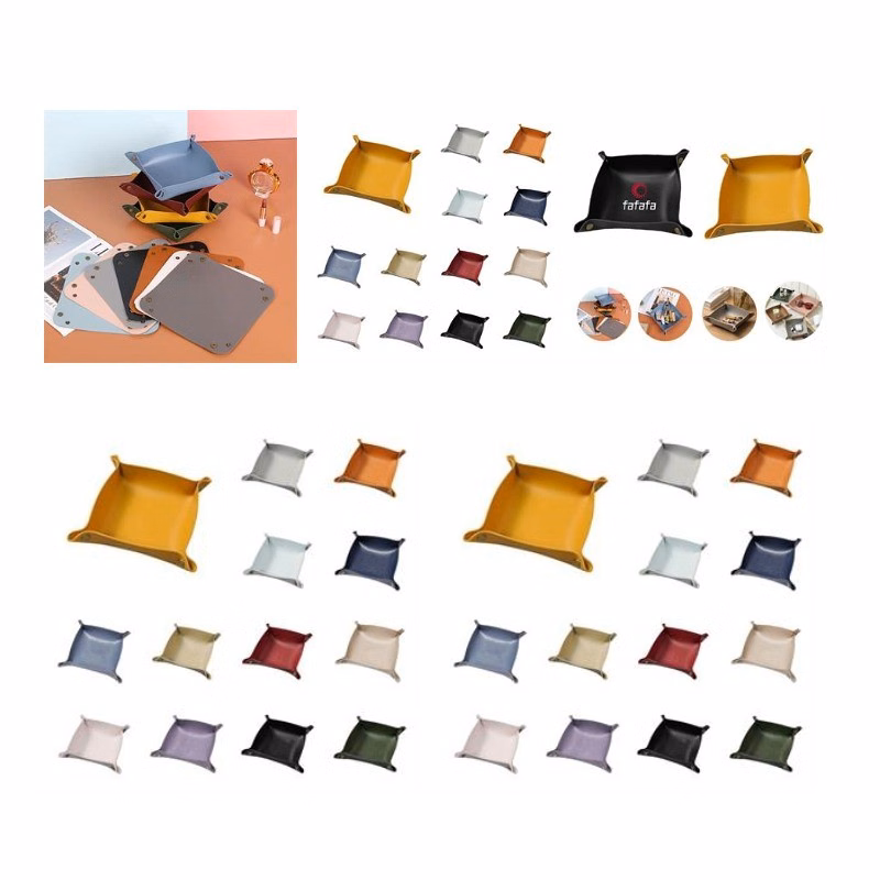 PU Leather Storage Tray
