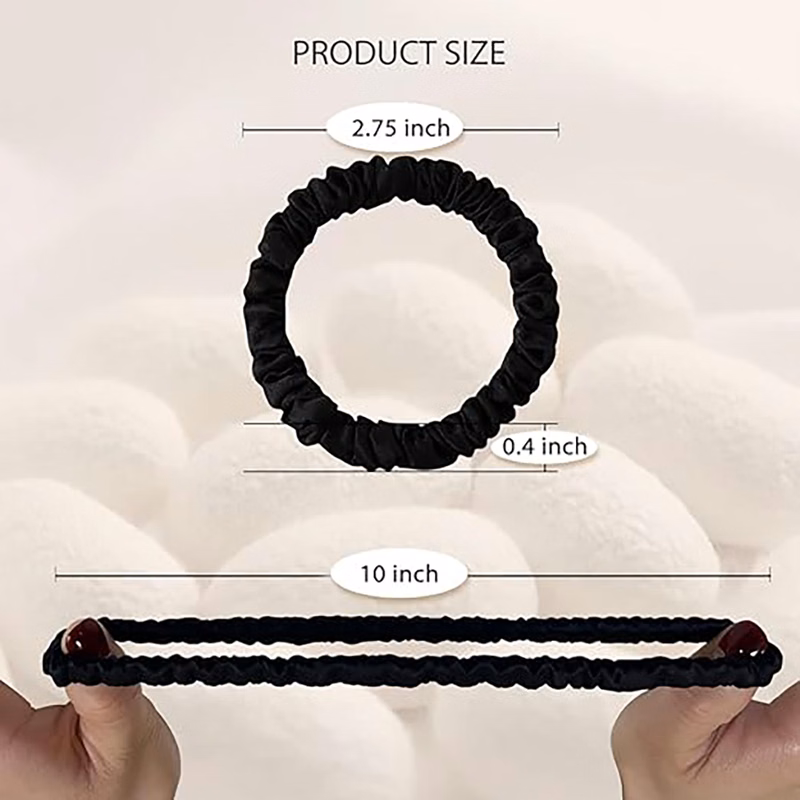 Silk scrunchies